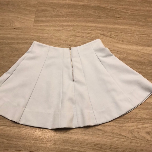 High waisted mini skirt baby blue - Picture 3 of 6